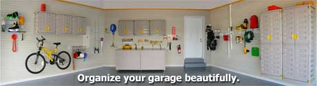 Organize your garage beautifully.