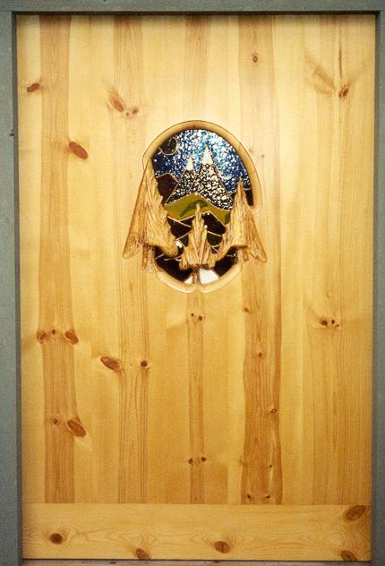 GORGEOUS hand-carved door